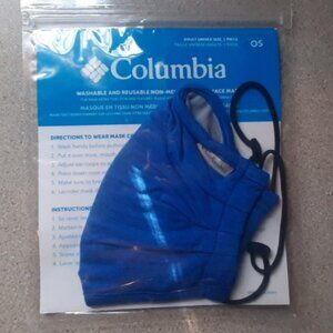 Columbia Non-Medical Fabric Face Mask Adult O/S Washable & Reusable UPF 50